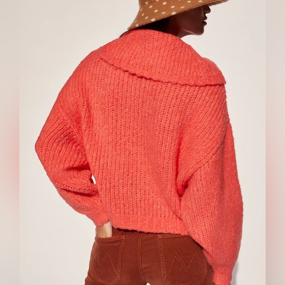 Anthropologie Pilcro Zamora Cowl Neck Sweater Alpaca Blend Slouchy - Picture 2 of 15